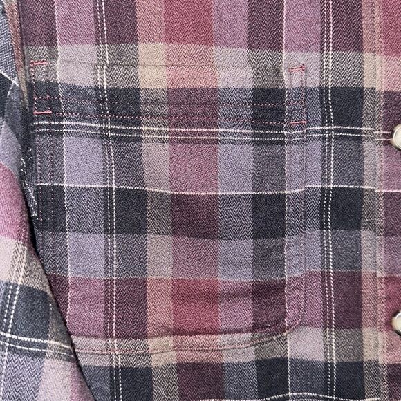 carhartt 2X Rugged Flex Loose Fit Midweight Flannel Long-Sleeve Plaid Shirt - Picture 7 of 15